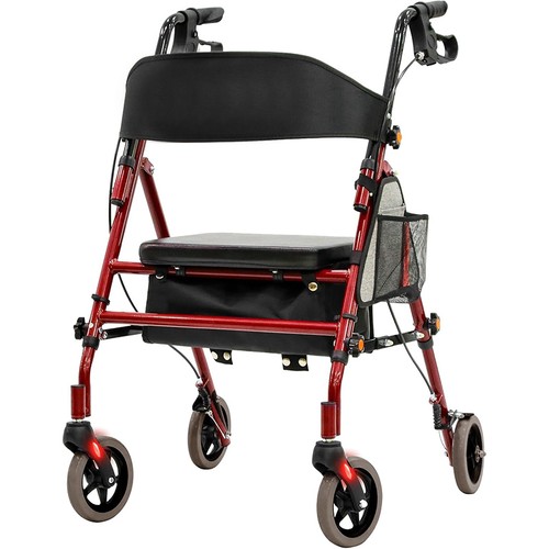 Lightweight foldable rollator - foldable,