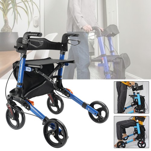 Foldable rollator walker with - foldable,