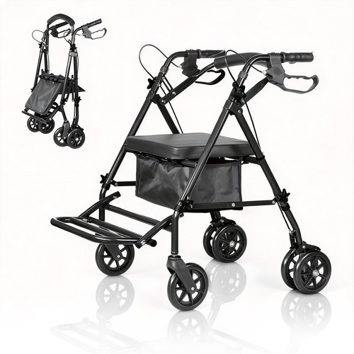 Folding rollator walker for - rollator,