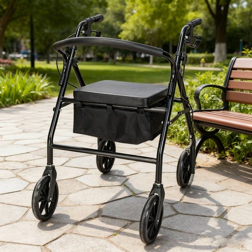 Folding wheels rollator - folding, 4