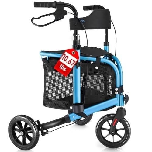 Wheel rollator walker with - walker,