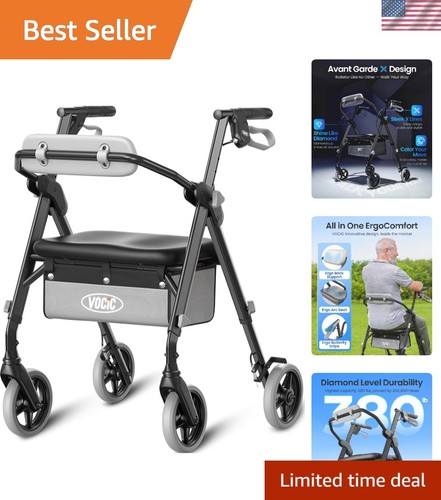 Lightweight rollator walker - rollator,