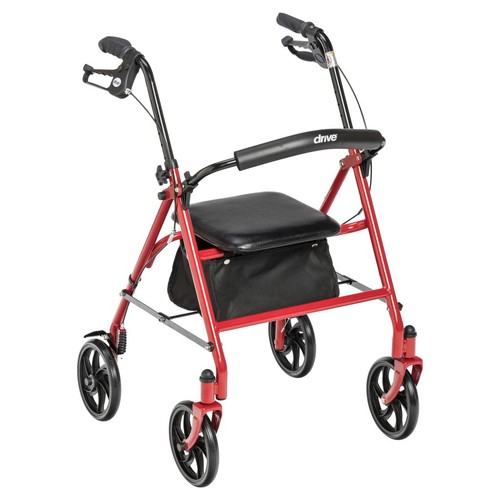 Drive steel rollator walker - steel,