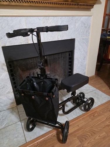 Black wheel rollator - black, walker