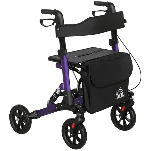 Homcom folding rollator - folding,