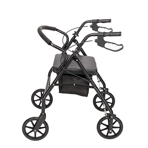 Steel rolling walker - steel,