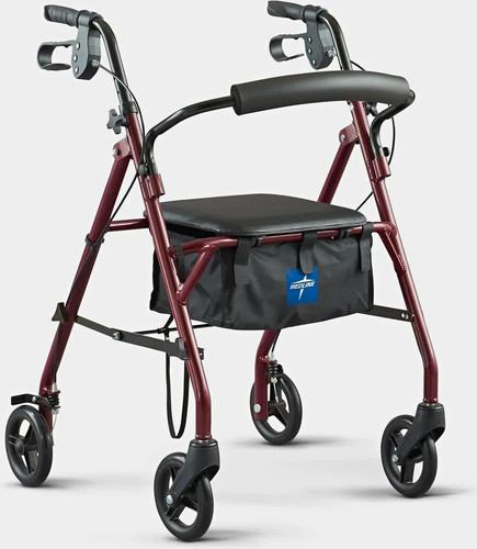 Medline wheel rollator - 4-wheel,