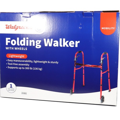Walgreens folding walker with - walker,