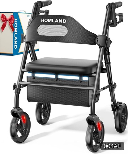 Rollator walker with - rollator,