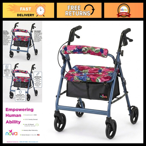 Rollator walker seat - rollator,