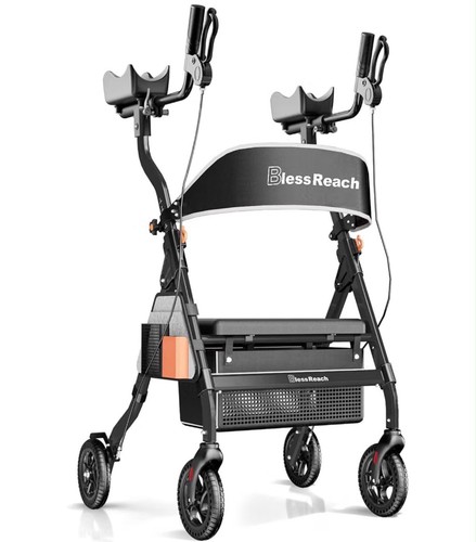 Blessreach wheel rollator - 4-wheel,