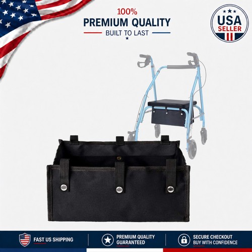Durable black rollator walker - durable,