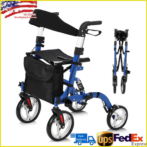 Foldable all terrain rollator - all,