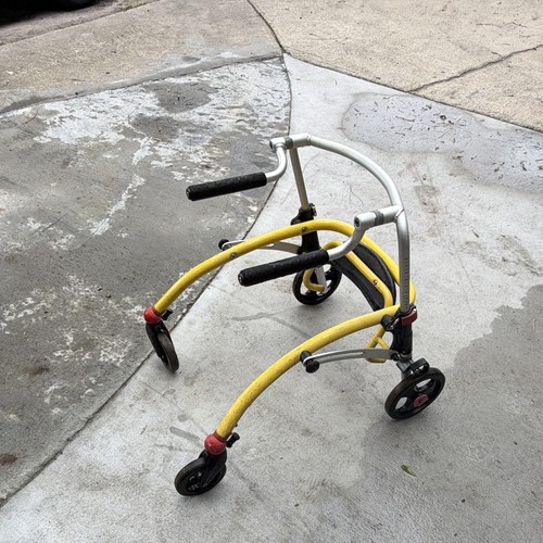Wheel walking frame walker - 4-wheel,