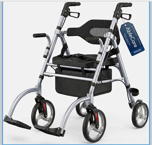 Foldable rollator walker with - walker,