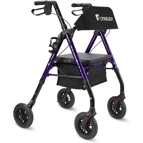Lyingjoy purple rollator - purple,