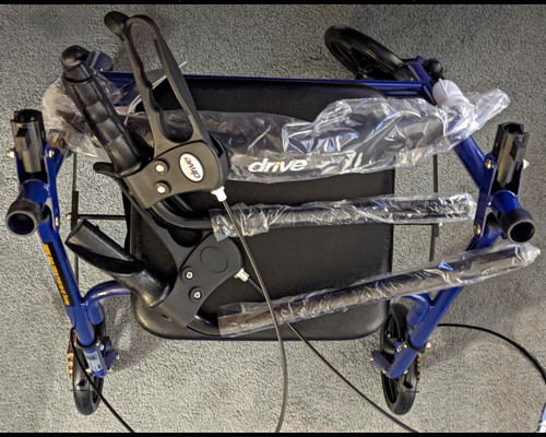 Drive wheel rollator walker - drive, 4-wheel