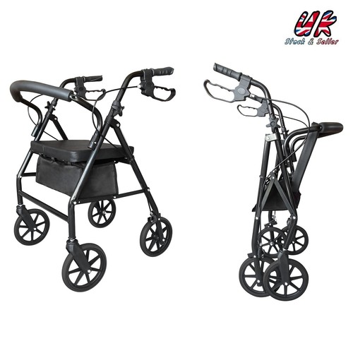Folding wheels rollator - 4,