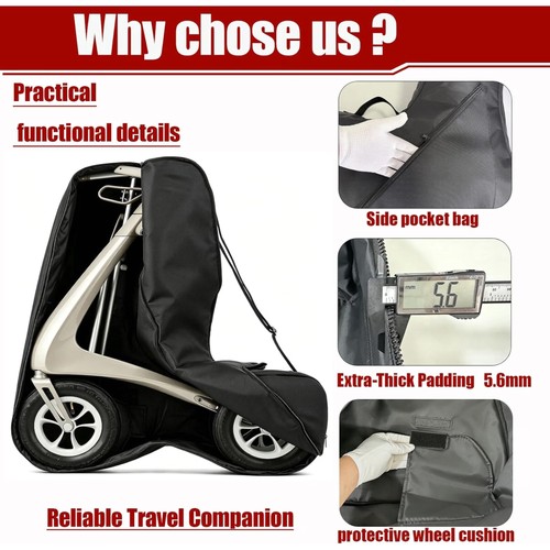 Travel bag for rollator walker - travel,