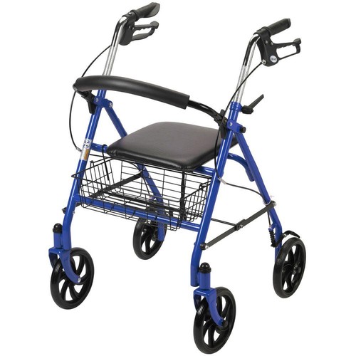 Wheel walker rollator with - 4-wheel,