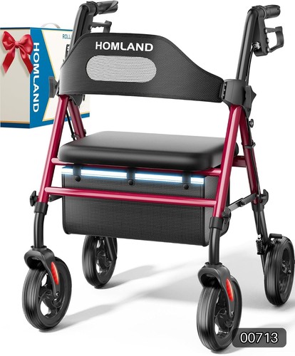 Rollator walker with seat - rollator,
