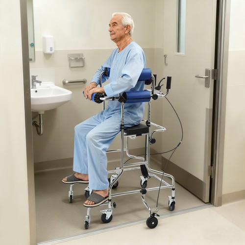 Adult standing walker - standing, 8-wheels