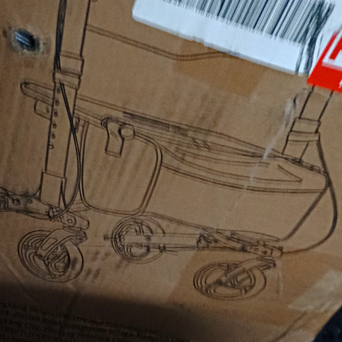 Wheel rollator walker with - 4-wheel,