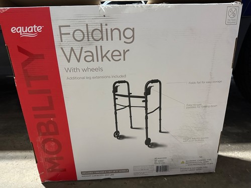 Equate foldable walking frame - foldable,