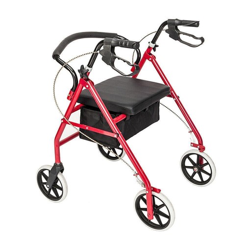 Folding aluminum rollator - folding,