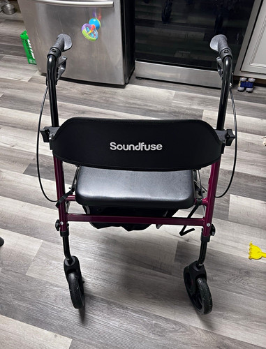 Soundfuse wheel rollator - 4-wheel,