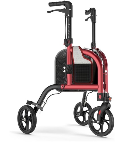 Wheel rollator walker with - 3,