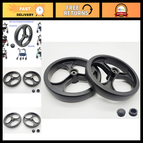 Heavy duty rear wheel - heavy, 8"