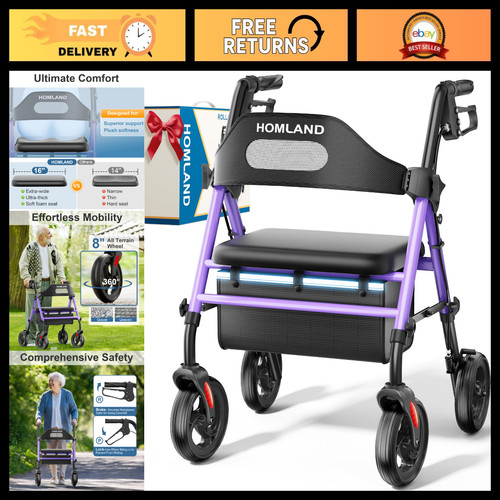 Foldable rollator walker for - foldable,