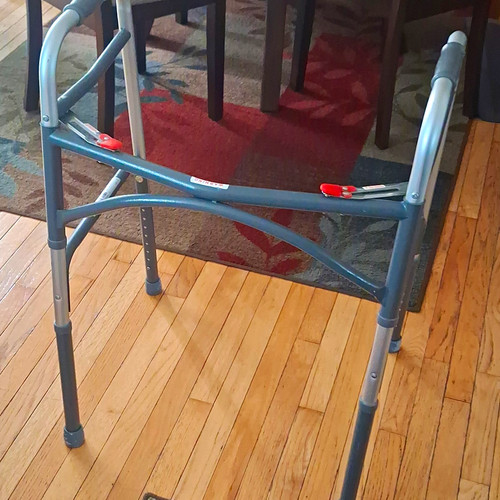 Gray aluminum walking - gray,