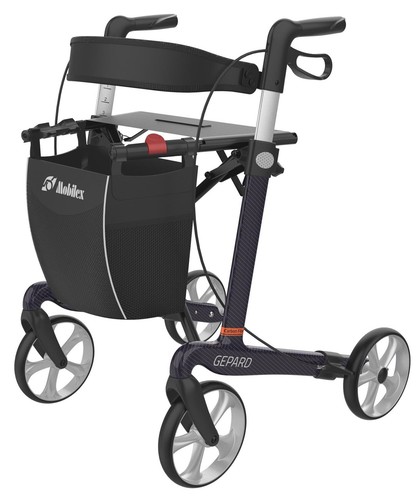 Rollator walker gepard purple - rollator,