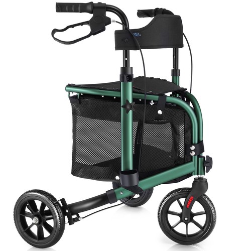 Wheel rolling walker 260lbs - 3-wheel,