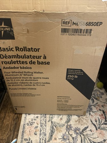 Medline rollator walker with - rollator,
