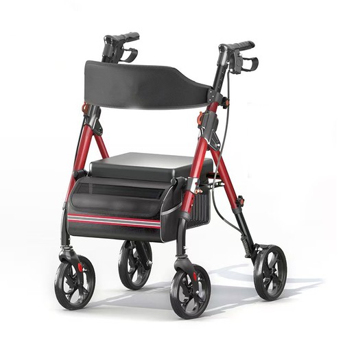 Folding rollator walker - rollator, 18"