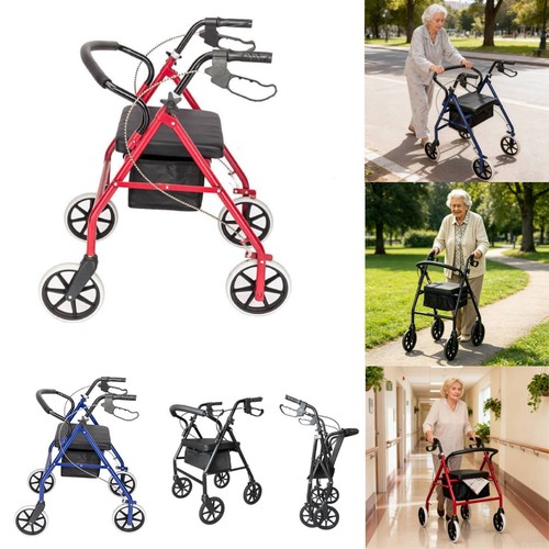 Folding rollator walker - rollator,